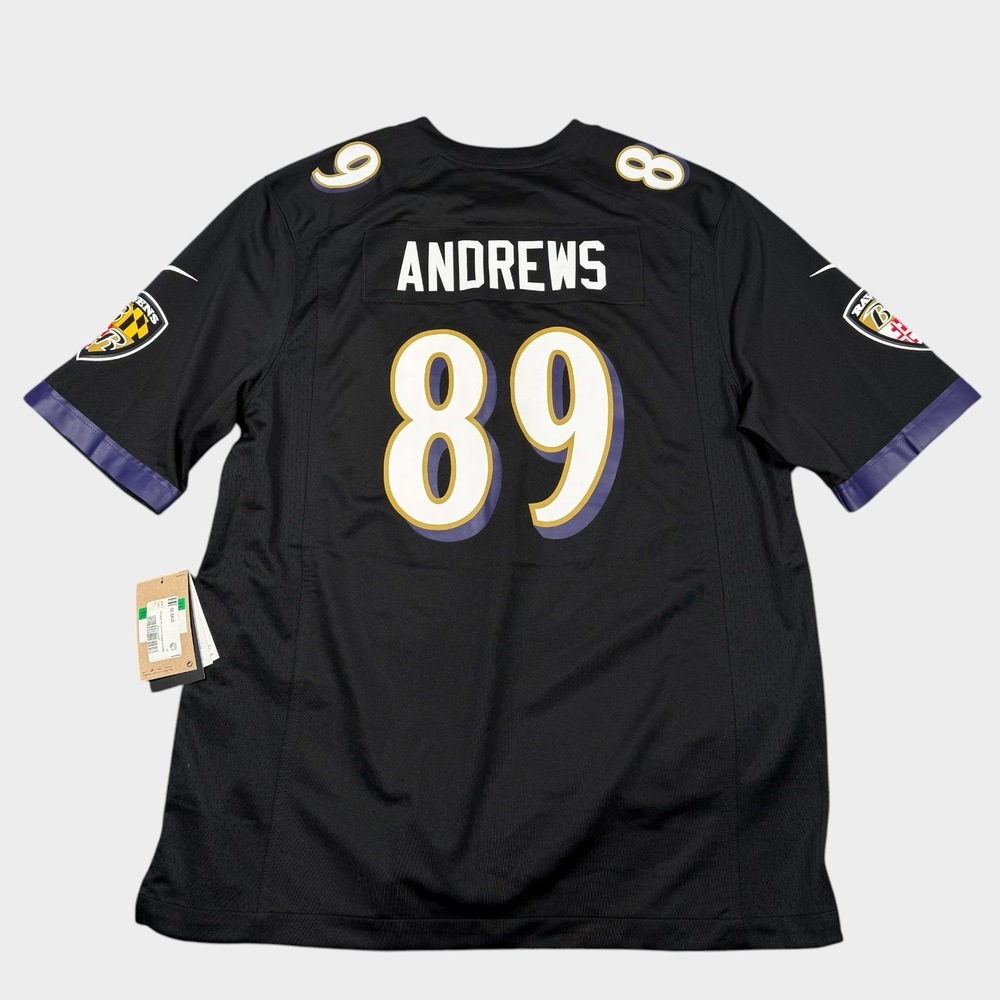 Nike On Field Baltimore Ravens Mark Andrews Game Jersey Mens XL Black NWT
